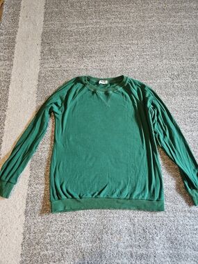 Amalli Talli Green Lightweight Crewneck Sweatshirt